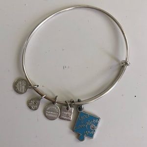 Alex and Ani YOU COMPLETE ME Silver Bracelet